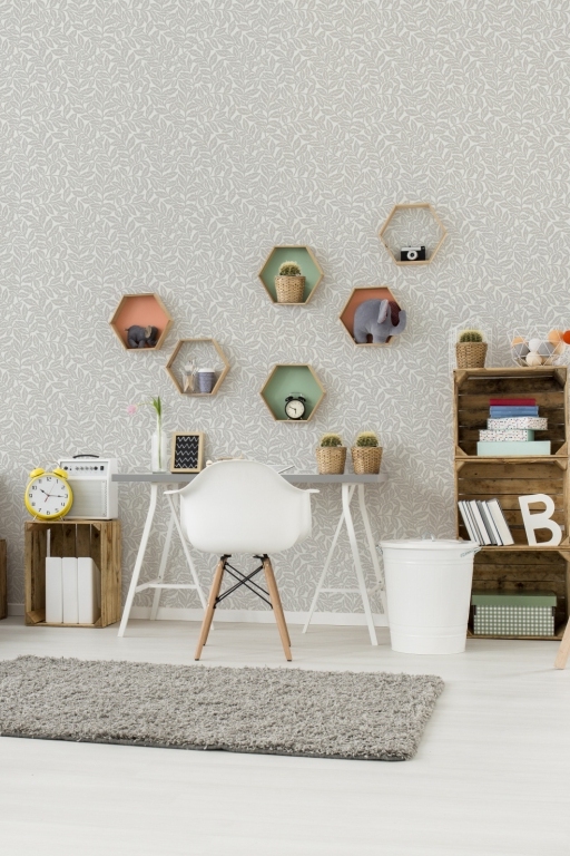 Обои Aura Old English Archives M1178 фото в интерьере